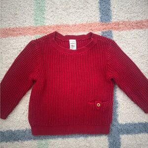 Carter's Crimson Knit Crewneck Sweater